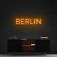 BERLIN LED-Neonschild Wohnzimmer Büro