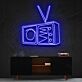 Retro-Fernseher LED-Neonschild