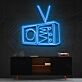 Retro-Fernseher LED-Neonschild