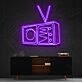 Retro-Fernseher LED-Neonschild