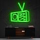 Retro-Fernseher LED-Neonschild