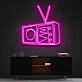 Retro-Fernseher LED-Neonschild