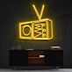 Retro-Fernseher LED-Neonschild