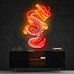 Drache LED-Neonschild Wohnzimmer Bar