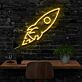 Rakete LED-Neonschild für Home Office Arbeitszimmer