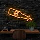Bierflasche mit Ausgießen LED-Neonschild Bar Wohnzimmer
