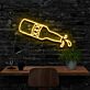 Bierflasche mit Ausgießen LED-Neonschild Bar Wohnzimmer