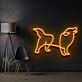Hund LED-Neonschild Wohnzimmer Haustierladen