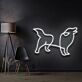 Hund LED-Neonschild Wohnzimmer Haustierladen