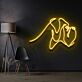 Abstrakte Linienzeichnung LED-Neonschild Wohnzimmer Studio