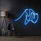 Abstrakte Linienzeichnung LED-Neonschild Wohnzimmer Studio