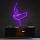 Kontur eines Gesichts mit Lippen LED-Neonschild Wohnzimmer Studio