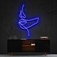 Kontur eines Gesichts mit Lippen LED-Neonschild Wohnzimmer Studio