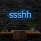 ssshh LED-Neonschild für Home Office Arbeitszimmer