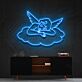 schlafender Engel auf Wolke LED-Neonschild Wohnzimmer Schlafzimmer