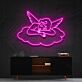 schlafender Engel auf Wolke LED-Neonschild Wohnzimmer Schlafzimmer