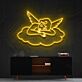 schlafender Engel auf Wolke LED-Neonschild Wohnzimmer Schlafzimmer