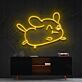 Springender Cartoon-Hund LED-Neonschild