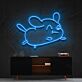Springender Cartoon-Hund LED-Neonschild