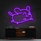 fliegende Cartoon-Maus LED-Neonschild Wohnzimmer Kinderzimmer