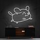 fliegende Cartoon-Maus LED-Neonschild Wohnzimmer Kinderzimmer