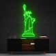 Freiheitsstatue LED-Neonschild Wohnzimmer Büro