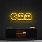 Pac-Man und Geister LED-Neonschild Gamingzimmer Wohnzimmer