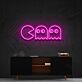 Pac-Man und Geister LED-Neonschild Gamingzimmer Wohnzimmer