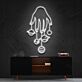 Hand mit hängenden Planeten LED-Neonschild Wohnzimmer Studio
