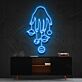 Hand mit hängenden Planeten LED-Neonschild Wohnzimmer Studio