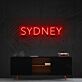 SYDNEY LED-Neonschild Wohnzimmer Büro