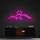 Berg mit Sonne LED-Neonschild Wohnzimmer Büro