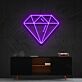 Diamant Symbol LED-Neonschild Wohnzimmer Büro