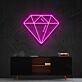 Diamant Symbol LED-Neonschild Wohnzimmer Büro