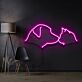 Hund und Katze Silhouette LED-Neonschild für Wohnzimmer und Tierladen