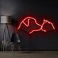 Hund und Katze Silhouette LED-Neonschild für Wohnzimmer und Tierladen