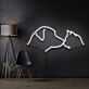 Hund und Katze Silhouette LED-Neonschild für Wohnzimmer und Tierladen