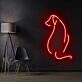 Hundesilhouette LED-Neonschild Wohnzimmer
