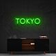 TOKYO LED-Neonschild für Wohnzimmer Büro