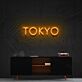 TOKYO LED-Neonschild für Wohnzimmer Büro