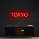 TOKYO LED-Neonschild für Wohnzimmer Büro
