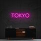 TOKYO LED-Neonschild für Wohnzimmer Büro