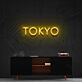 TOKYO LED-Neonschild für Wohnzimmer Büro