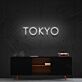 TOKYO LED-Neonschild für Wohnzimmer Büro