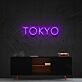 TOKYO LED-Neonschild für Wohnzimmer Büro