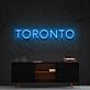 TORONTO LED-Neonschild Wohnzimmer Büro