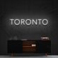 TORONTO LED-Neonschild Wohnzimmer Büro
