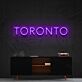 TORONTO LED-Neonschild Wohnzimmer Büro