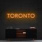 TORONTO LED-Neonschild Wohnzimmer Büro