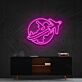 Flugzeug mit Globus LED-Neonschild für Wohnzimmer Reisebüro